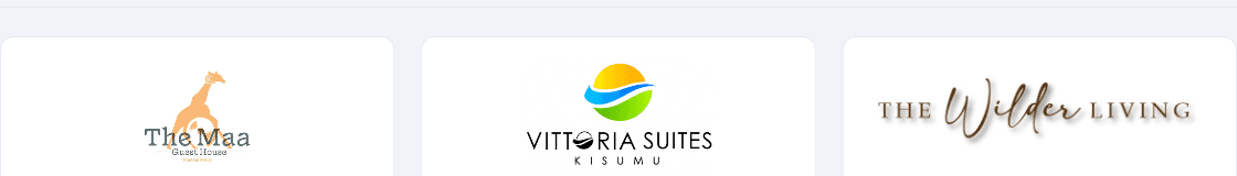 The Maa Guest House, Vittoria Suites Kisumu and The Wilder Living